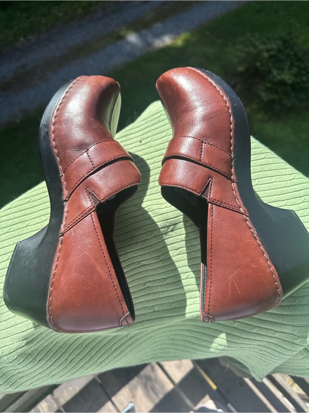 Dansko Women’s Brown Leather Slip-On Loafers with Buckle Strap Size 9.5 US, EU40 - Picture 2 of 8